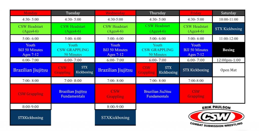 Schedule CSW HEADQUARTERS