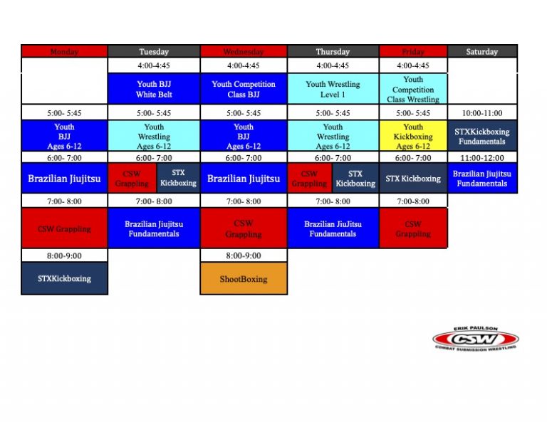 Schedule CSW HEADQUARTERS